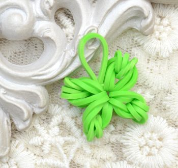 Four-leaf Clover Rubber Band Charm