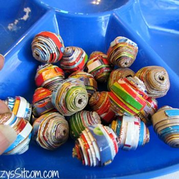 Cereal Box Beads