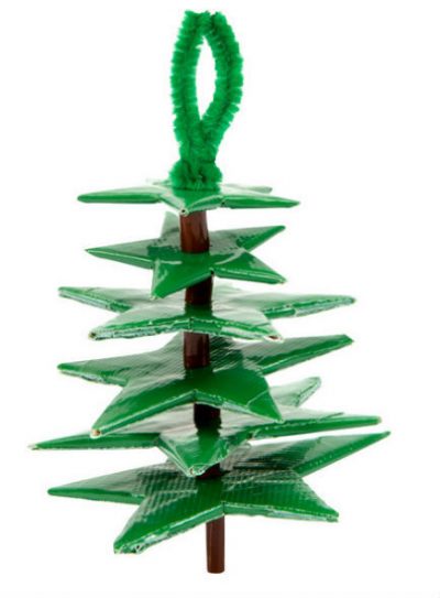 Duct Tape Christmas Tree Ornament