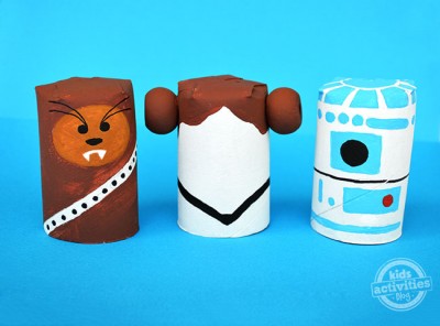 Cardboard Tube Star Wars Characters