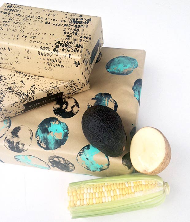 ProducePrinted Wrapping Paper Fun Family Crafts