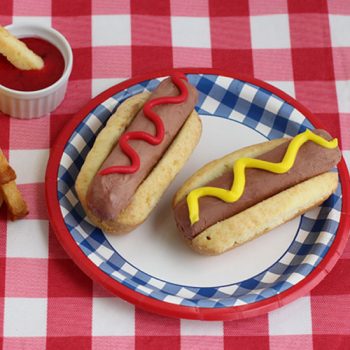 Chocolate Ice Cream Hot Dogs and Pound Cake Fries