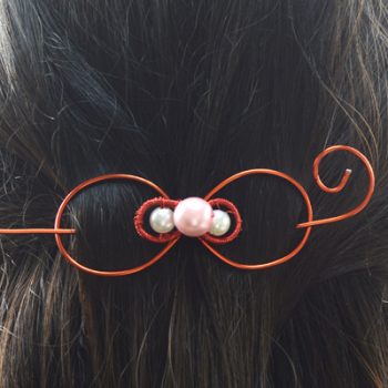 Wire Bow Hair Clip