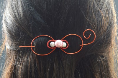 Wire Bow Hair Clip