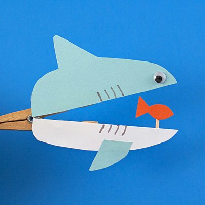 Clothespin Shark | Fun Family Crafts