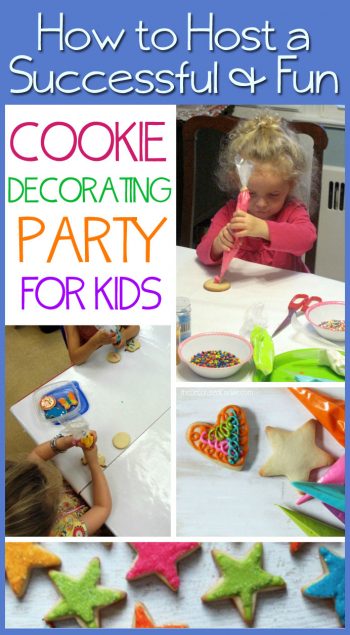 How to: Cookie Decorating Party for Kids | Fun Family Crafts