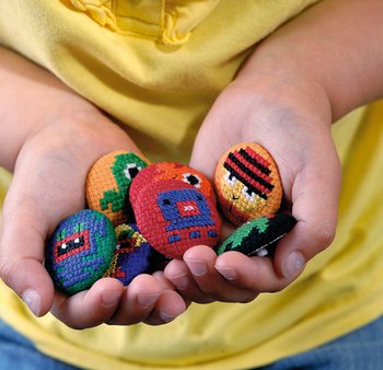 Little Monster Cross-Stitch Buttons