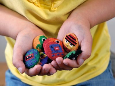 Little Monster Cross-Stitch Buttons