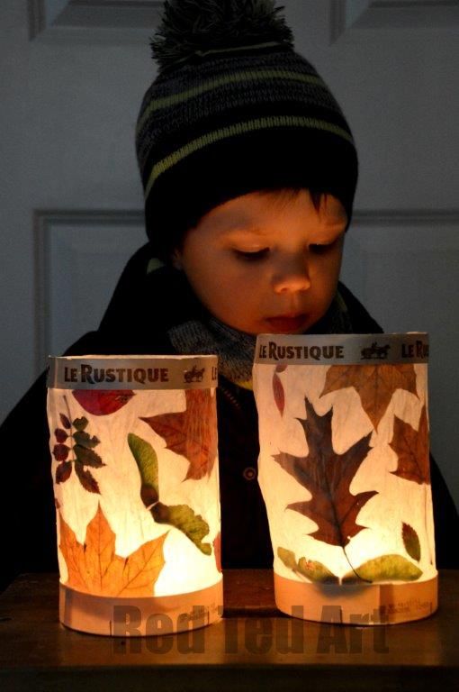 Leaf Lantern | Fun Family Crafts
