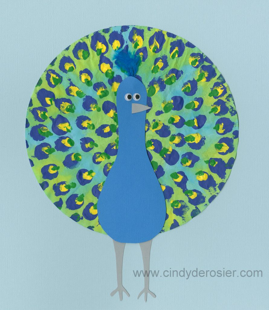 Coffee Filter Peacock Fun Family Crafts