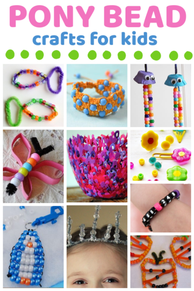 Pony Bead Butterfly Craft for Kids - Where Imagination Grows