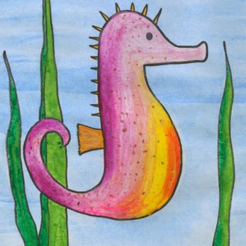 Crayon Melt Seahorse