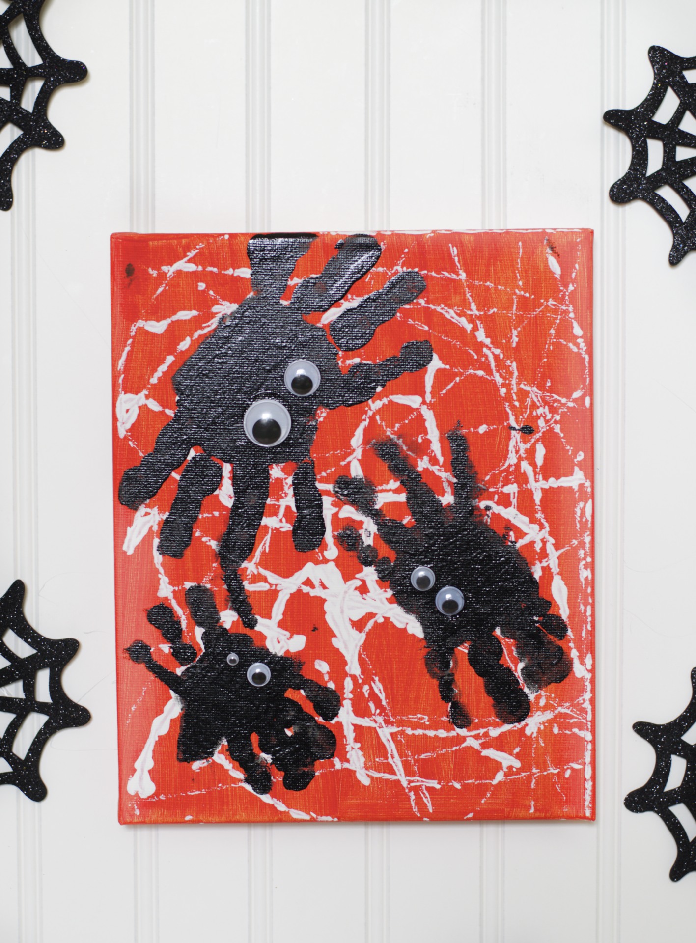 handprint spider halloween spooky spiders craft crafts using create children handprints fun craftsbycourtney messy painting activities funfamilycrafts younger