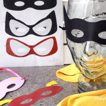 Printable Superhero Masks