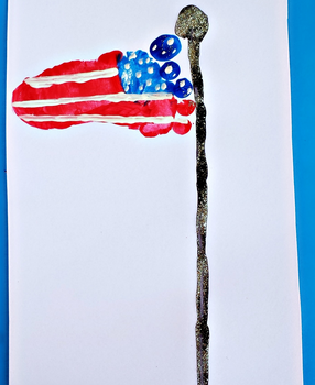 Footprint American Flag
