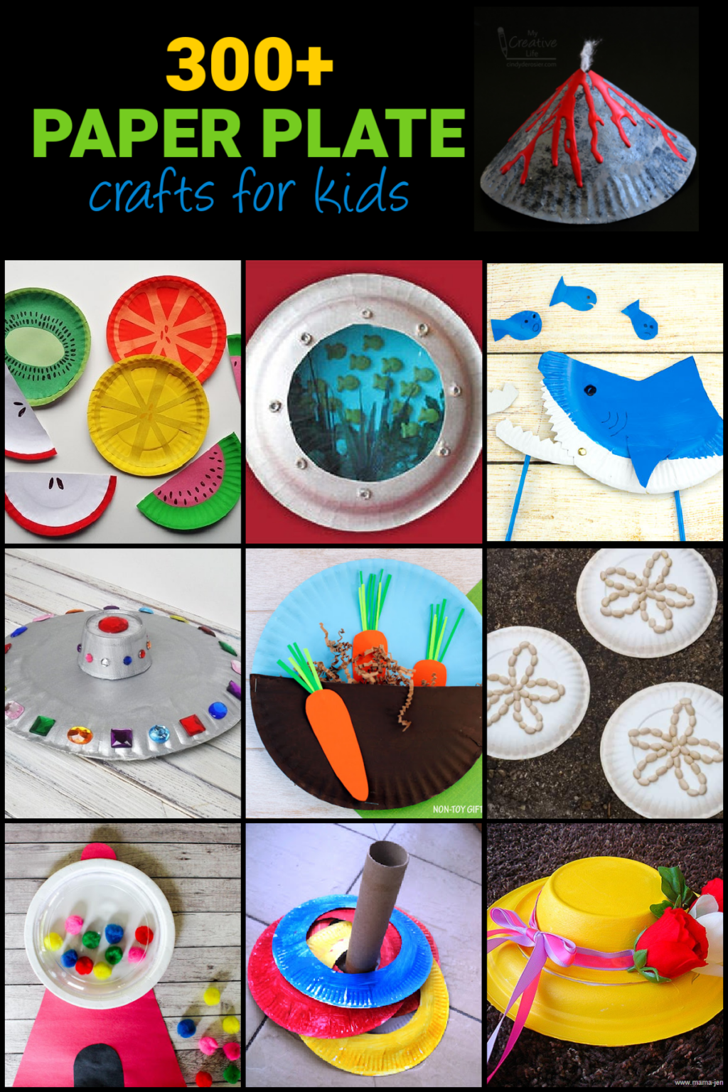300+ Paper Plate Crafts Fun Family Crafts