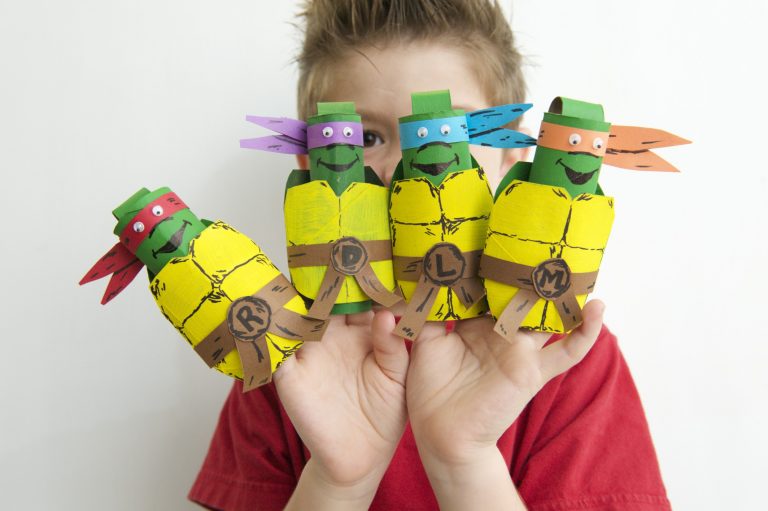 TMNT Finger Puppets | Fun Family Crafts