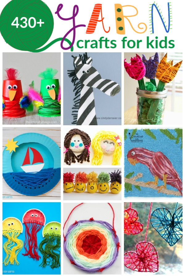 430+ Yarn Crafts for Kids | Fun Family Crafts