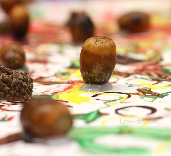 Fall Acorn Art Fun Family Crafts