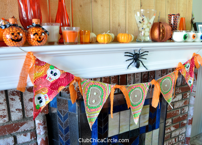 Glow-In-The-Dark Halloween Bunting Banner | Fun Family Crafts