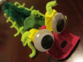 Egg Carton Caterpillar | Fun Family Crafts