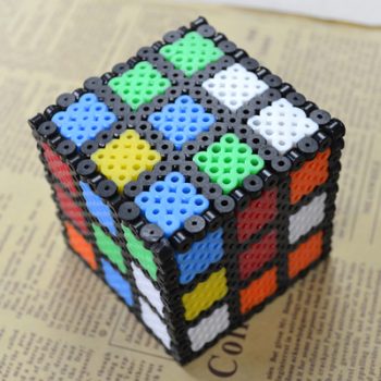 Perler Bead Rubik's Cube