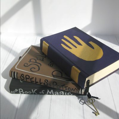 Recycled Book Halloween Decorations