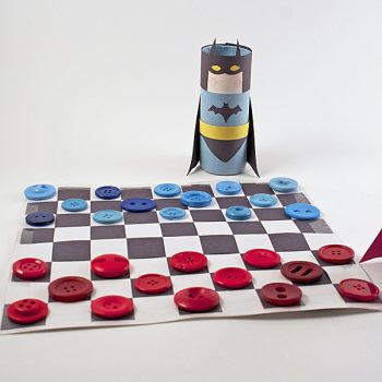 Batman vs Superman Checkers