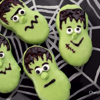 Halloween Frankenstein Cookies