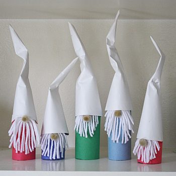 Cardboard Tube Gnomes