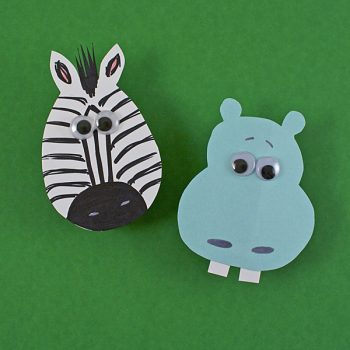 Zebra & Hippo Magnets