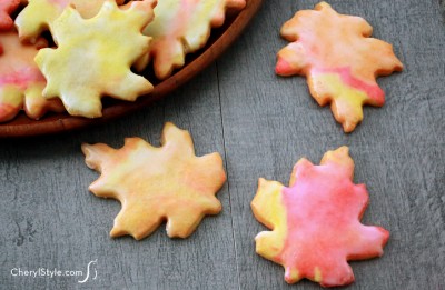 Leaf-Shaped Sugar Cookies