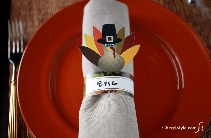 Printable Turkey Napkin Rings | Fun Family Crafts