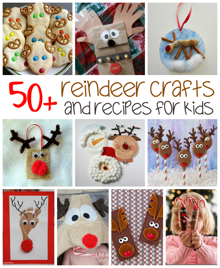 50+ Reindeer Crafts & Recipes | Fun Family Crafts