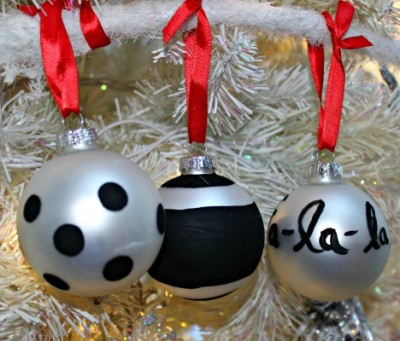 Painted Christmas Ornaments