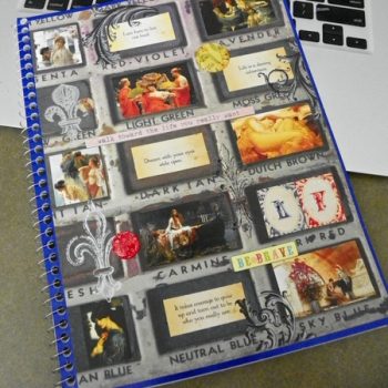 Collaged Notebook Cover