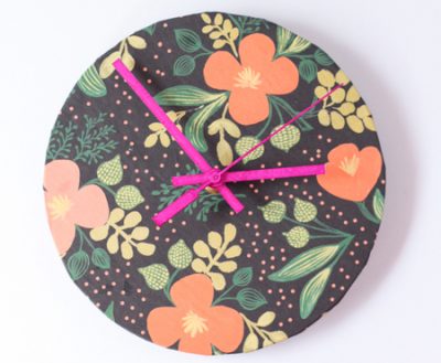 Wrapping Paper Clock