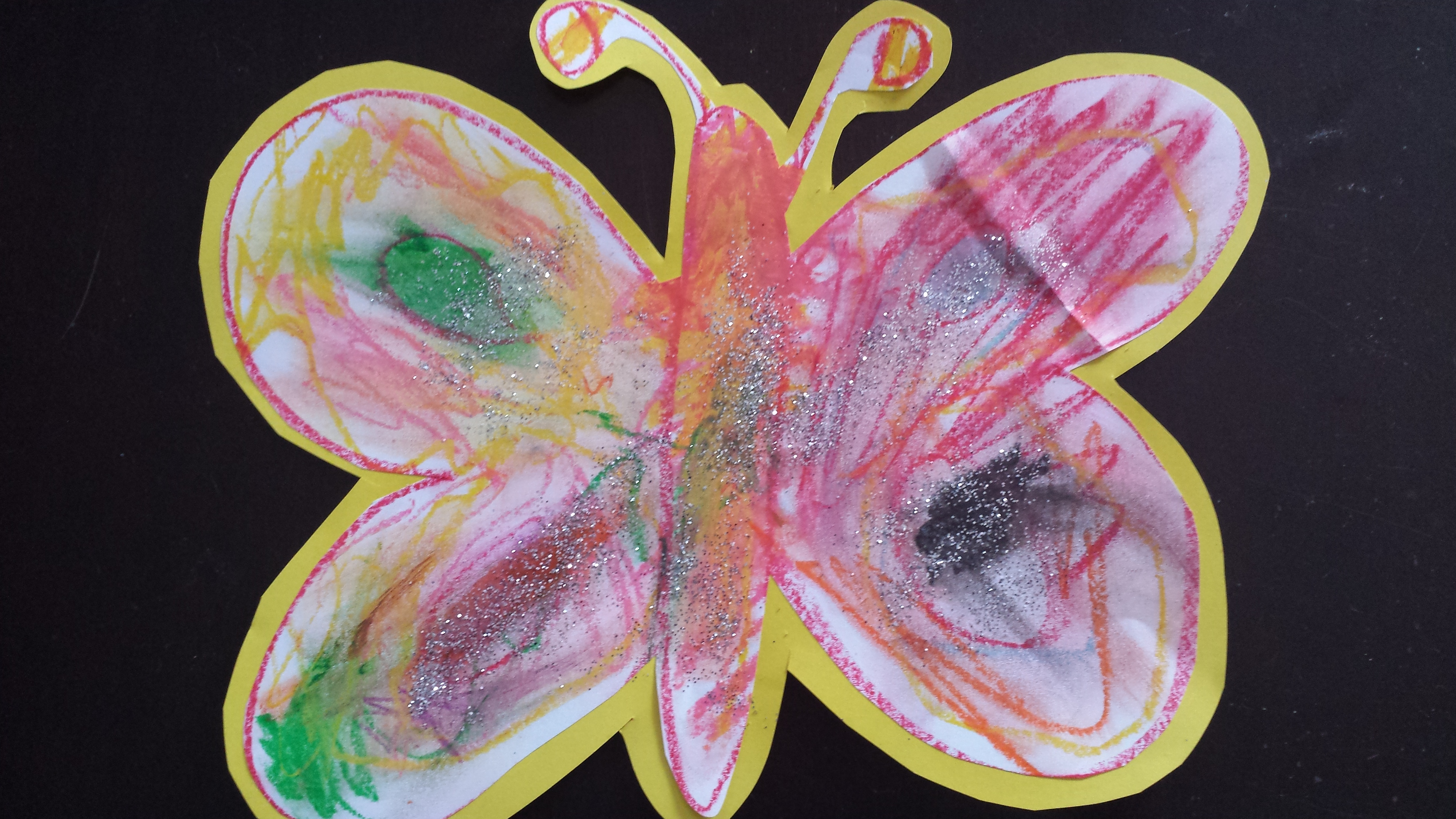 Oil Pastel Butterfly | Fun Family Crafts