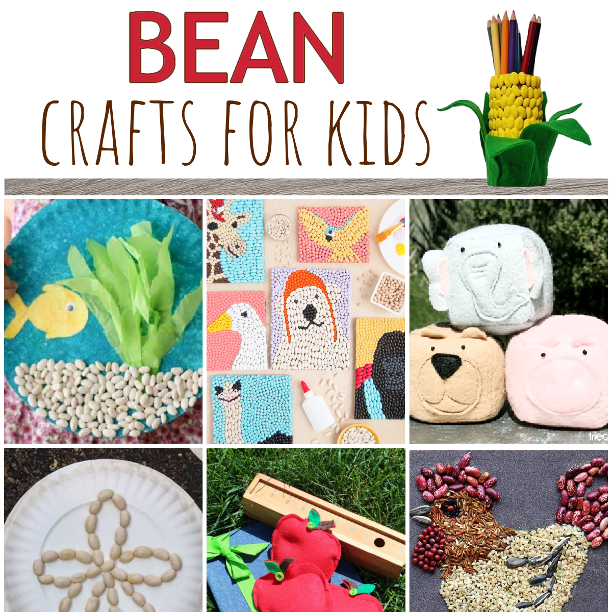 Bean Crafts for Kids