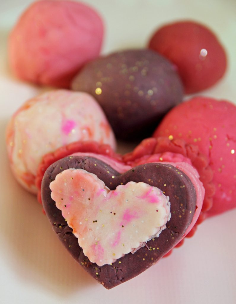 valentine's day playdough kit