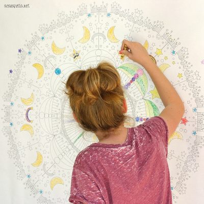 Oversized Coloring Mural