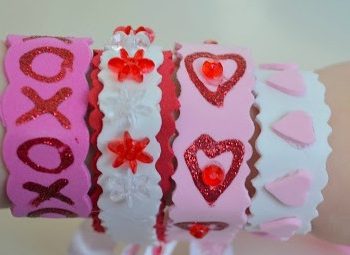 Valentine's Day Foam Bracelets