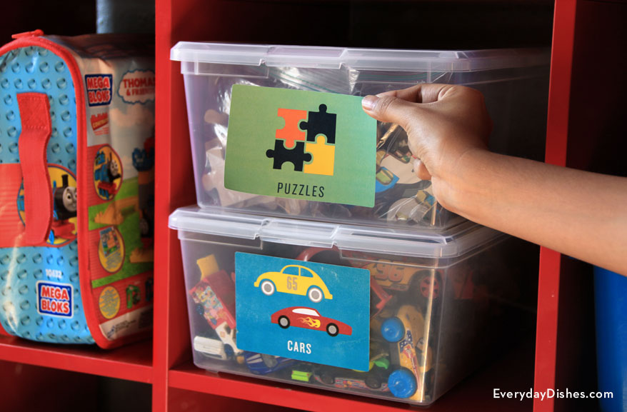 Printable Playroom Labels | Fun Family Crafts