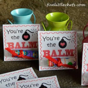 Printable Lip Balm Valentines | Fun Family Crafts