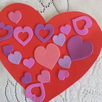 Love Heart Stickers Toddler Activity