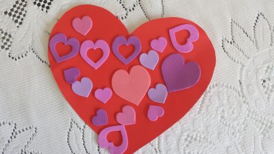 Love Heart Stickers Toddler Activity
