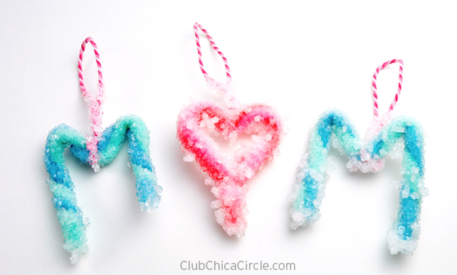 Borax Crystal Ornaments for MOM | Fun Family Crafts