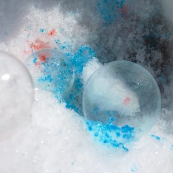 Frozen Colored Bubbles