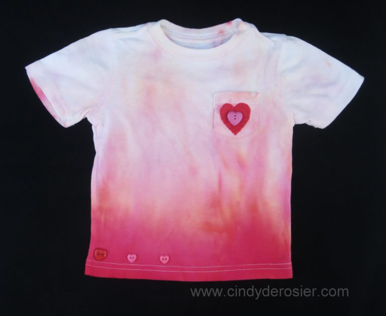 how to make ombre tie dye shirts