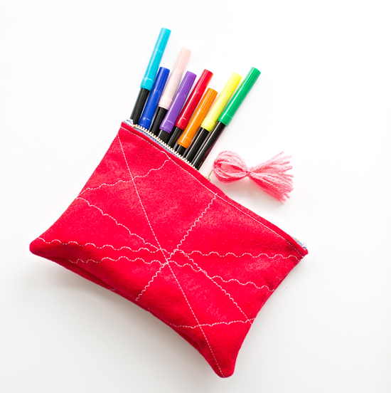 Felt Zipper Pouch Fun Family Crafts